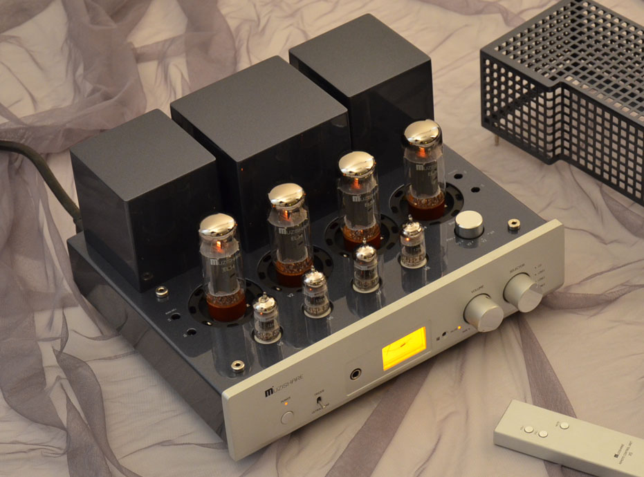 MUZISHARE X5 EL34 x4 vacuum tube integrated amplifier push-pull with Remote