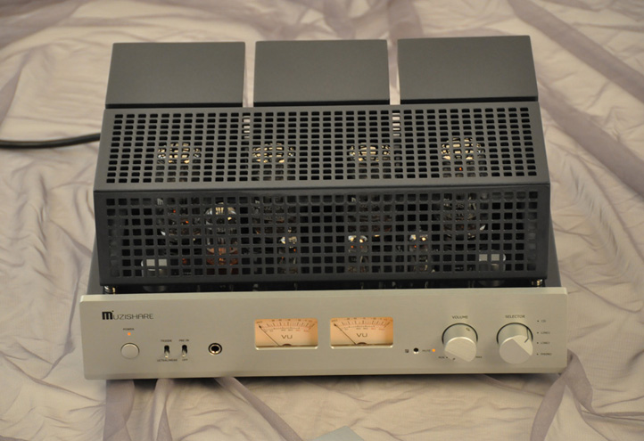 Muzishare X7 KT88 x4 amplificateur à tube intégré amplificateur de puissance MM Phono casque
