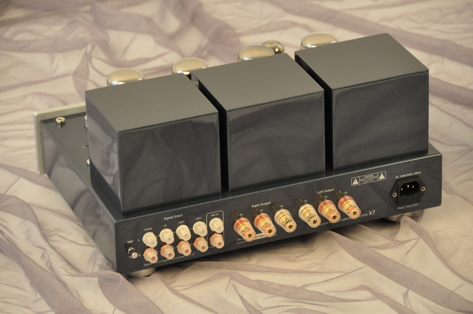 Muzishare X7 KT88 x4 amplificateur à tube intégré amplificateur de puissance MM Phono casque