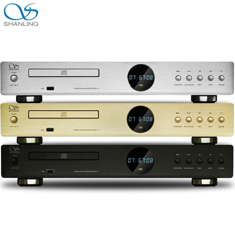 Shanling CD-S100(23) HD CD 플레이어 AK4493SEQ USB DSD 디코더 HDCD 회전 가능 블루투스 및 리모컨