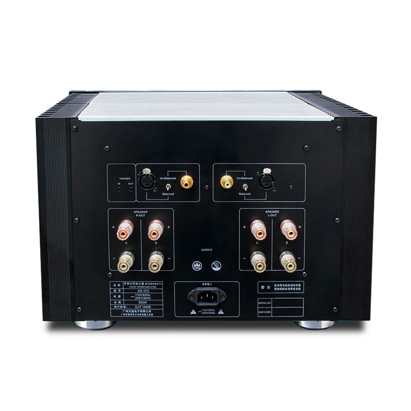 ToneWinner AD-1PA Pure Lass un amplificador de potencia pura HIFI totalmente equilibrado amplificador de potencia profesional de dos canales 300W * 2
