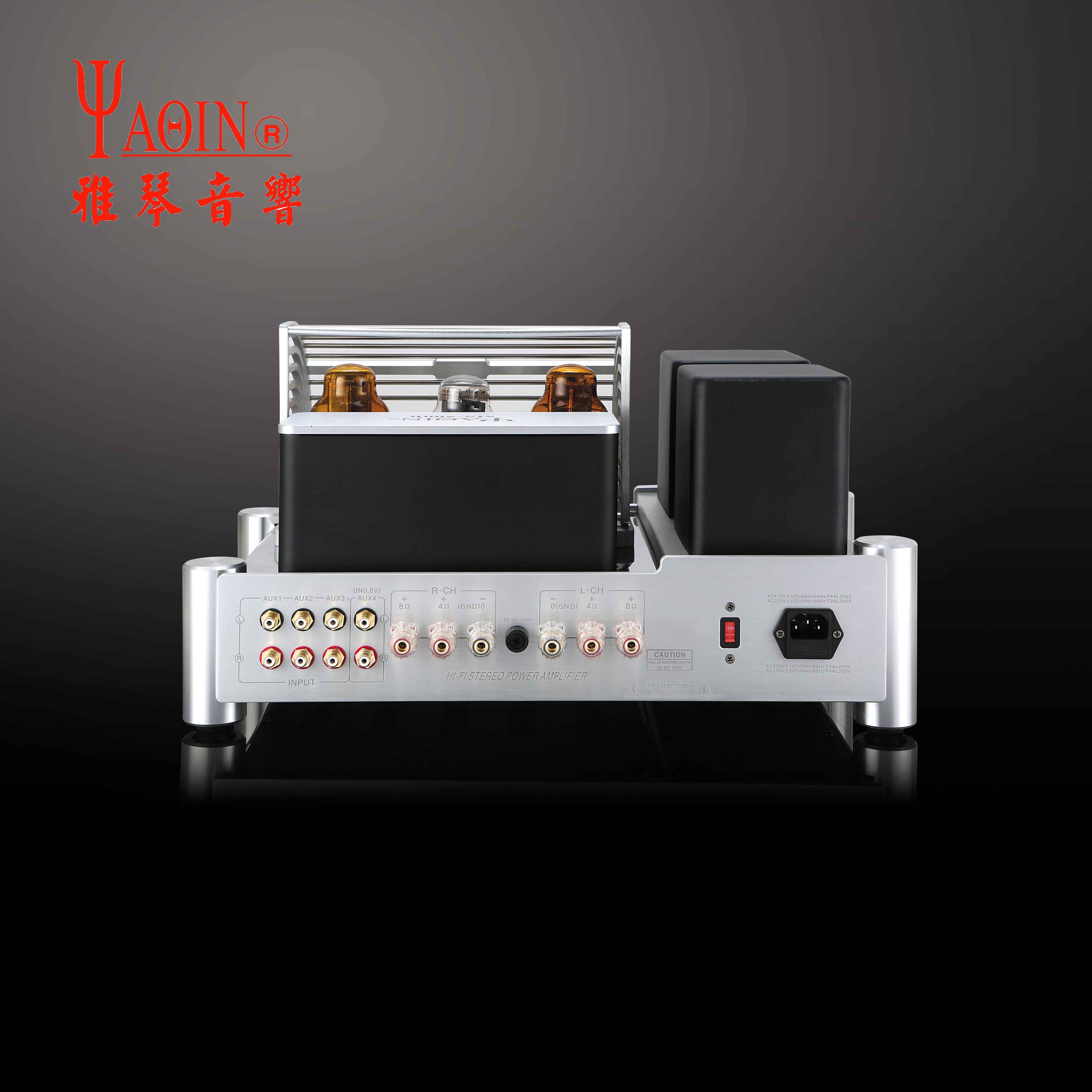 Yaqin MS-500B 300B amplificador de tubo Clase A amplificador de Audio HiFi de un solo extremo 300BN con lámpara