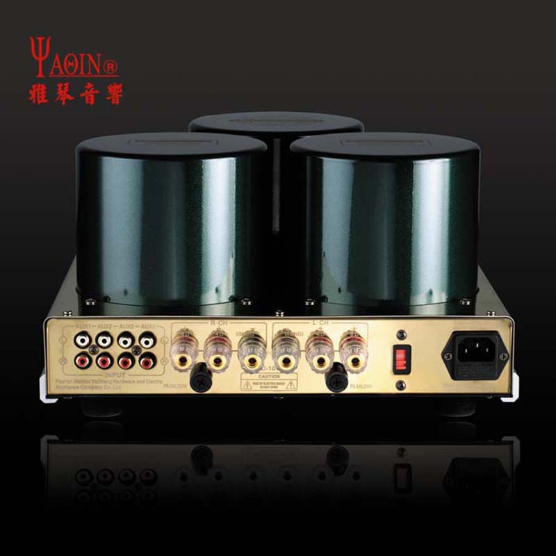 YAQIN MC-10T EL34 Tube à vide Push Pull amplificateur intégré lampe ampli avec préampli 12AX7