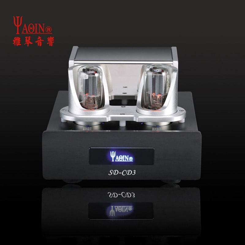 YAQIN SD-CD3 CD 플레이어 진공관 신호 음향 효과 업그레이드 하이 엔드 버퍼 프로세서 SD CD3
