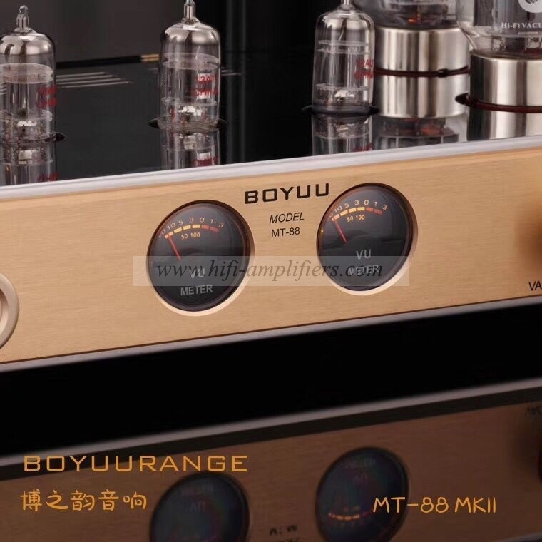 Boyuu MT-88 KT88 tubos Push-Pull amplificador Reisong hecho a mano Ecc82 Ecc81 lámpara Amp MT88