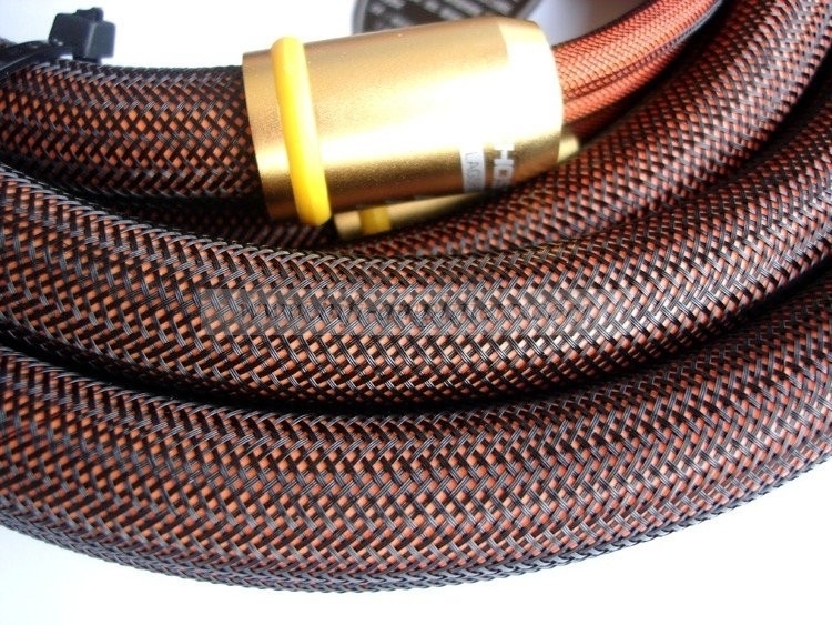 Choseal LB-5109 6N OCC Audiophile HIFI Cable de altavoz 24K conector banana chapado en oro 2,5 m (par)