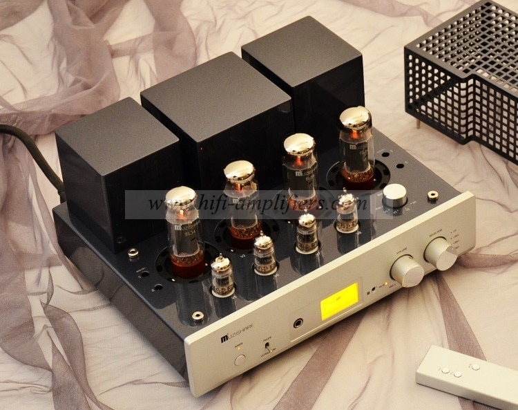 Amplificador integrado de tubo de vacío MUZISHARE X5 EL34 x4 push-pull con control remoto