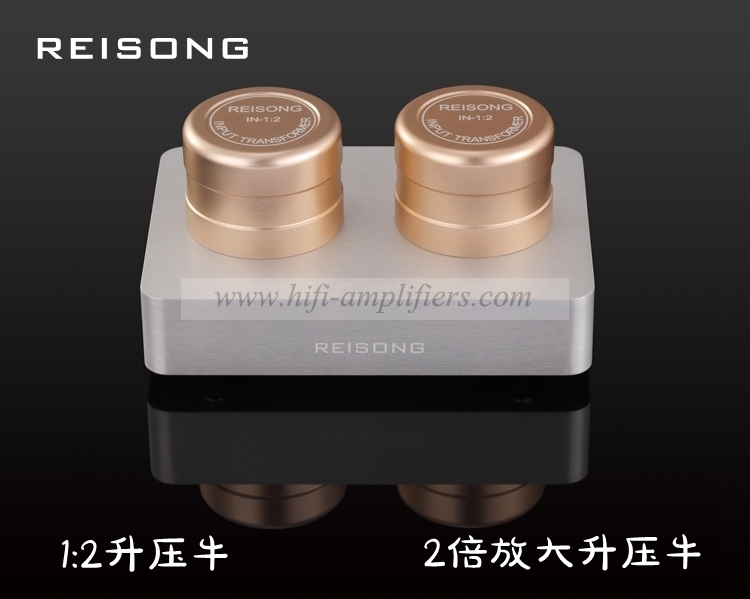 REISONG Boyuu 1:2 transformateur de préampli passif Reisong pour téléphone PC MP3 mise à niveau tension à 1:2