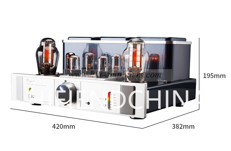 Amplificador de tubo de vacío Cayin A-300B MK2, tubo 300Bx2, amplificador de potencia de un solo extremo, Mono preentrada, 8W * 2
