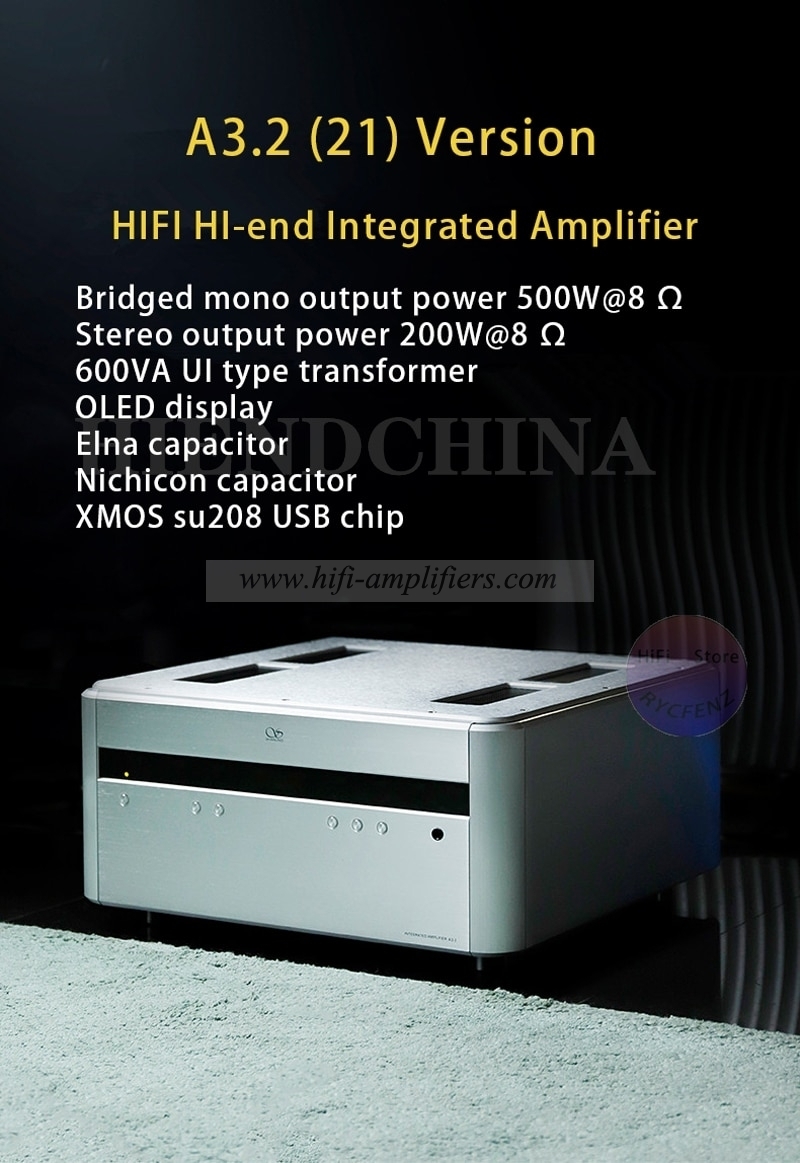 Shanling A3.2(21) amplificateur intégré et amplificateur de puissance XLR équilibré livré avec une télécommande