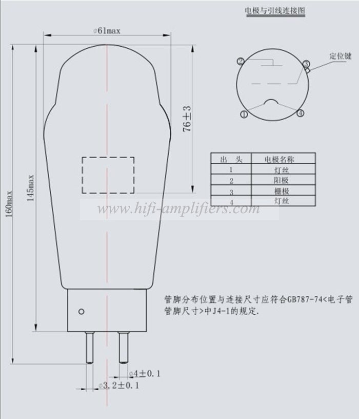 Вакуумная лампа Shuguang WE300B заменяет подобранную пару ламп GOLD LION JJ 300B