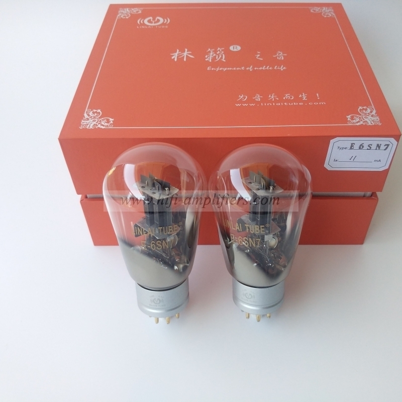 LINLAI E-6SN7 Вакуумная лампа Замена 6SN7/CV181/6N8P HIFI аудиоклапанные лампы Электронная согласованная пара
