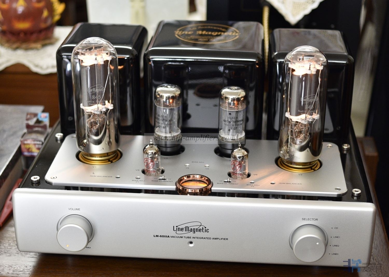 Line Magnetic LM-608IA Tube Integrated Amplifier 845*2 Vacuum Tube Class A Single-ended Power Amp 22W*2