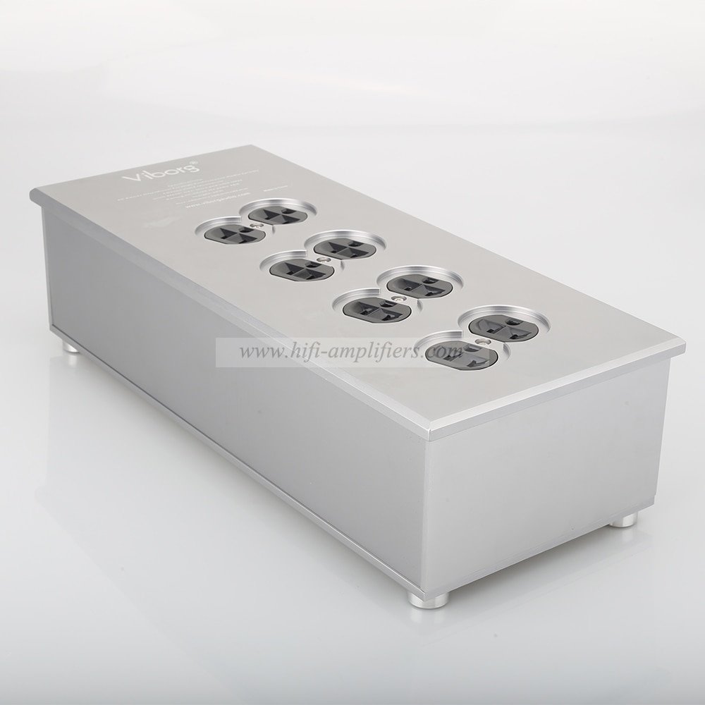 Viborg VM80 8 Vie AC Power Conditioner Audiophile HiFi Power Filter Plant Presa USA