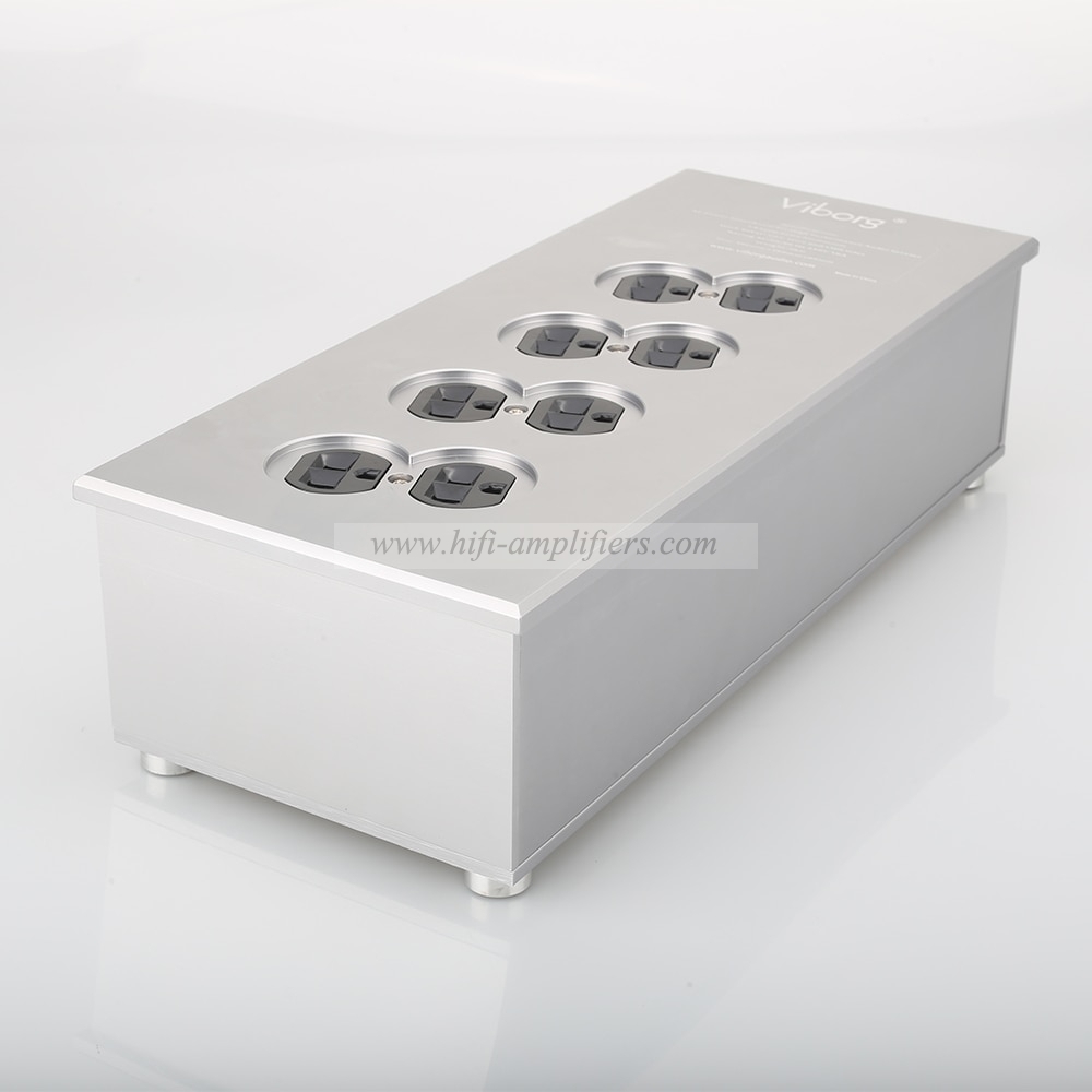 Viborg VM80 8 Vie AC Power Conditioner Audiophile HiFi Power Filter Plant Presa USA