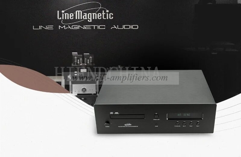 Line Magnetic LM-515CD MK Ⅱ 6LZ8 Vacuum Tube ESS9038 Decoding Chip Operational Amplifier OPA2134 * 5 CD Player