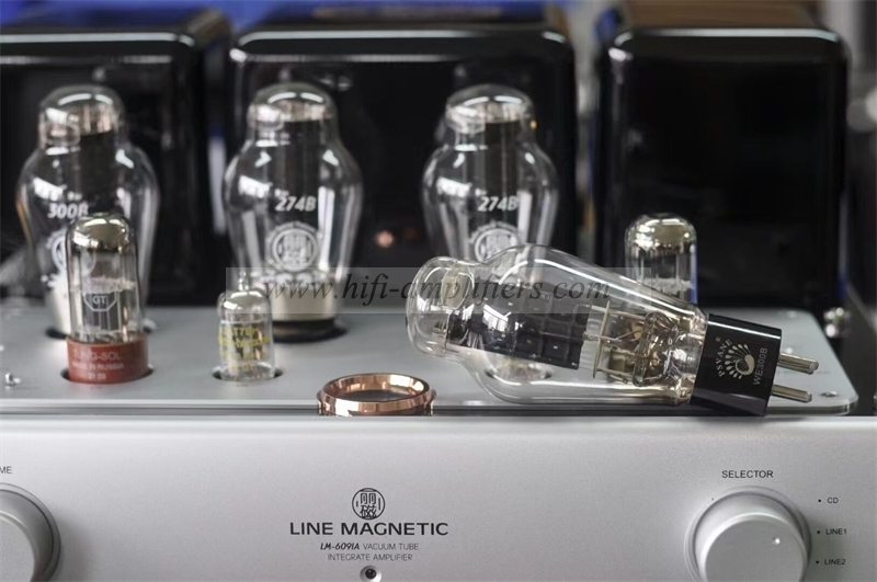 Line Magnetic LM-609IA Tube Integrated Amplifier 300B*2 Vacuum Tube Class A Single-ended Power Amp8W*2