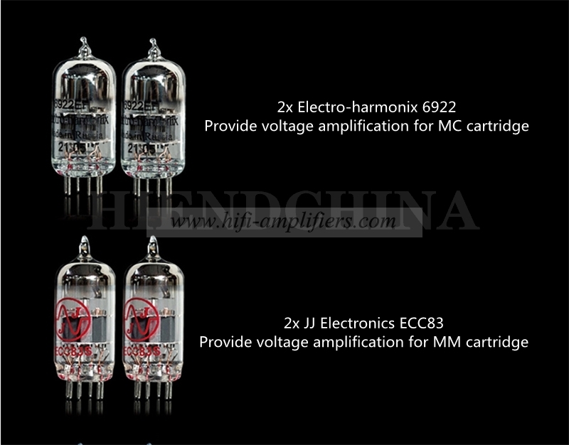 Cayin PH-9 HIFI Vakuumröhren-Phonoverstärker MC-Verstärkung mit drei Geschwindigkeitsstufen unterstützt MM/MC zwei Gruppen von Phono-Eingängen