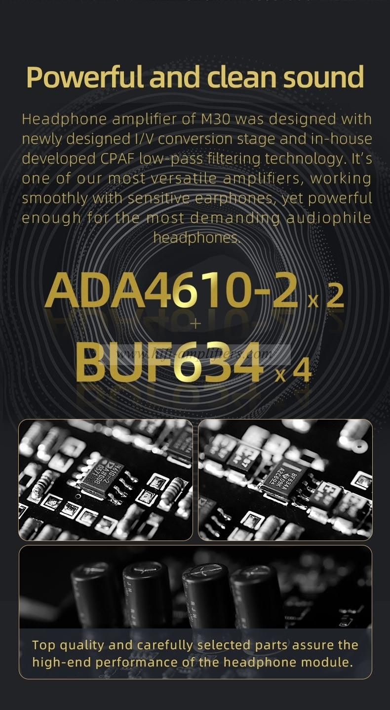 SHANLING M30 PRO Dual AK4497EQ DAC, amplificateur de casque et streamer de musique