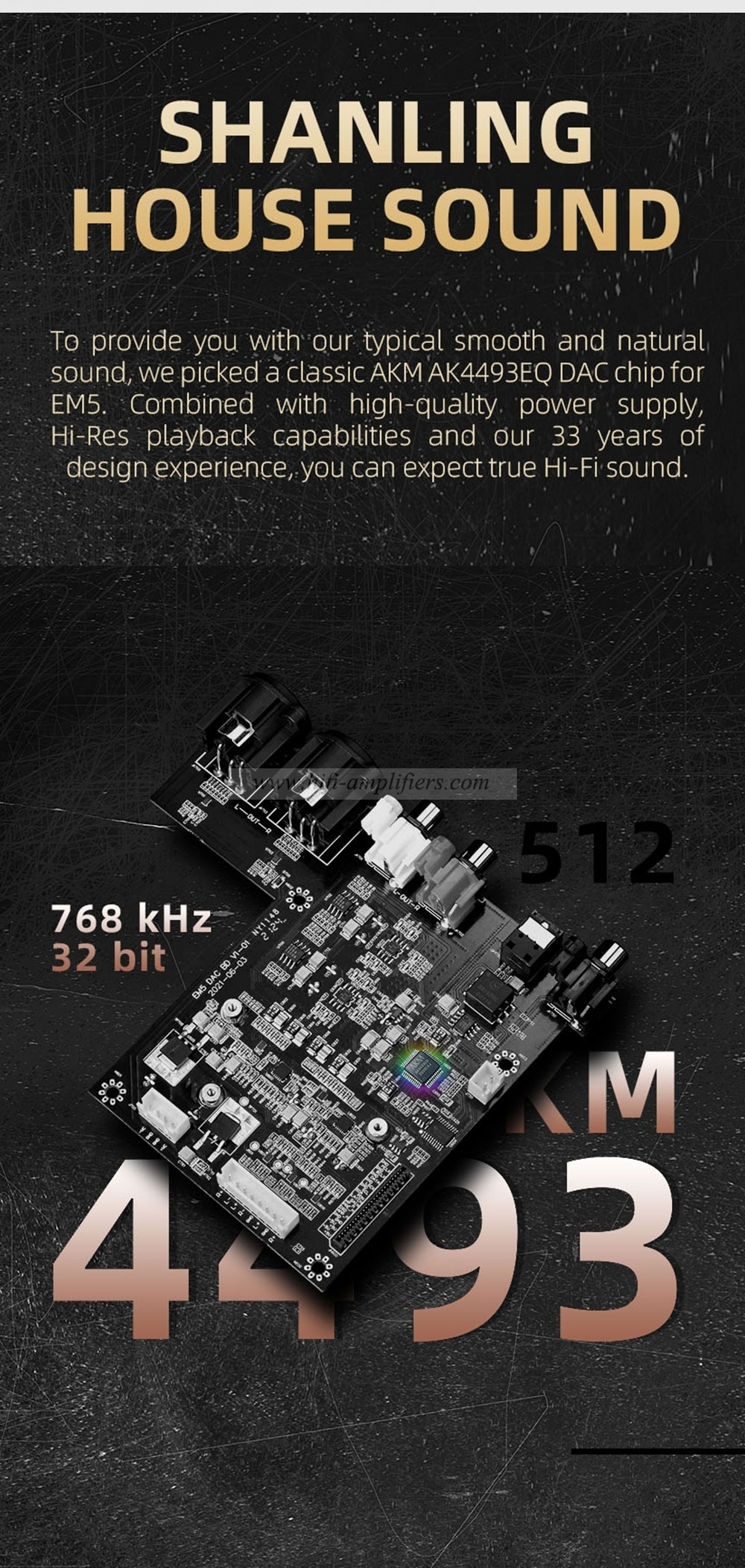 Чип Shanling EM5 AK4493EQ, Bluetooth для настольного компьютера, Android-плеер, потоковый ЦАП/AMP, аудиодекодер, усилитель для наушников MQA PCM
