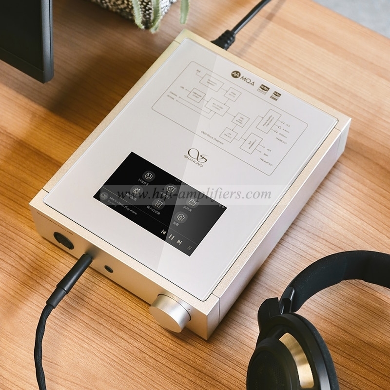 Shanling EM5 AK4493EQ puce Bluetooth ordinateur de bureau lecteur Android Streaming DAC/AMP décodeur Audio amplificateur de casque MQA PCM