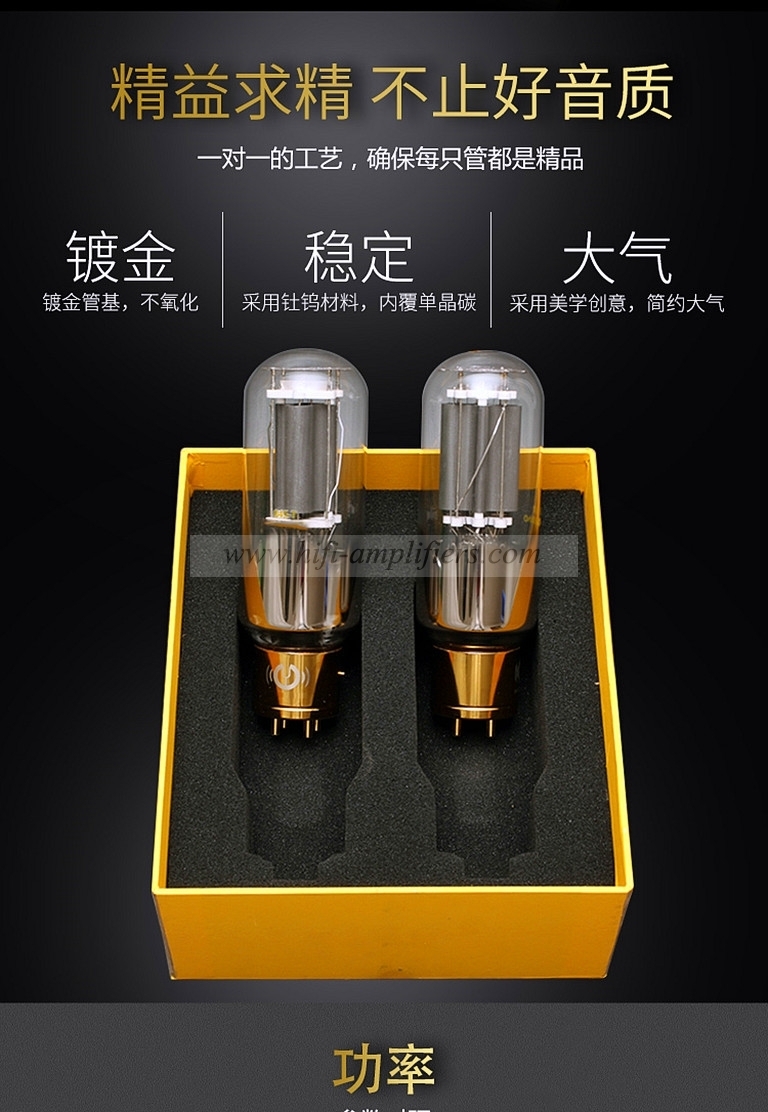 LINLAI 845-T 845T Vacuum Tube Replaces 845 WE845 E845 A845 845-TII HIFI Audio Valve Electronic Tube Matched Pair