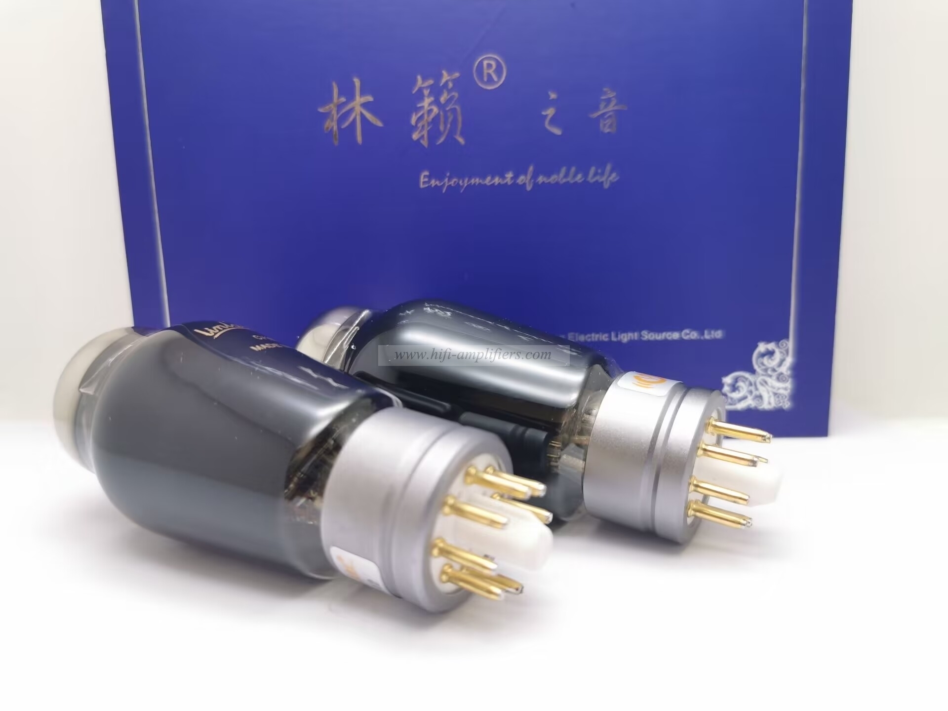 LINLAI CV181-H tubo de vacío válvula de Audio HIFI reemplaza 6SN7/6N8P/CV181-TII/CV181 par combinado