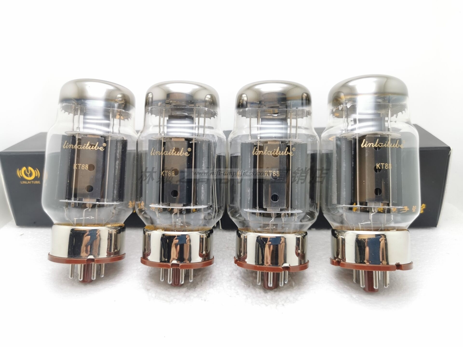 LINLAI HiFi-Serie KT88 Elektronisches Ventil, Vakuumröhre, abgestimmtes Quad (4 Stück)
