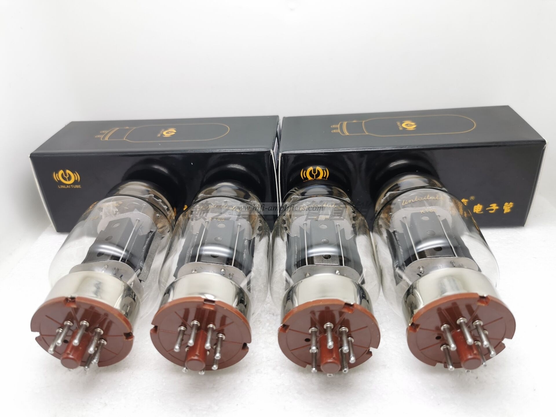 LINLAI HiFi-Serie KT88 Elektronisches Ventil, Vakuumröhre, abgestimmtes Quad (4 Stück)