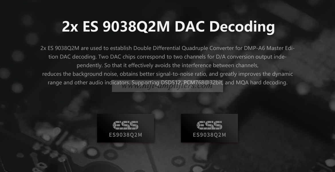 Eversolo DMP-A6 Master Edition Décodeur DSD Digital Broadcast Serial Streaming MQA Décodeur complet