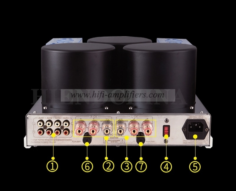 YAQIN MC-13S TUBE EL34*4 push-pull hifi Integrated amplifier