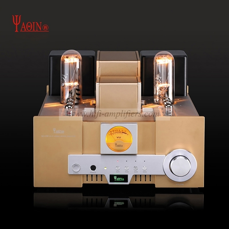 YAQIN MS-650B 845 Tube Amplifier Single-ended Class A Lamp amp 12AT7 12AU7 with Remote